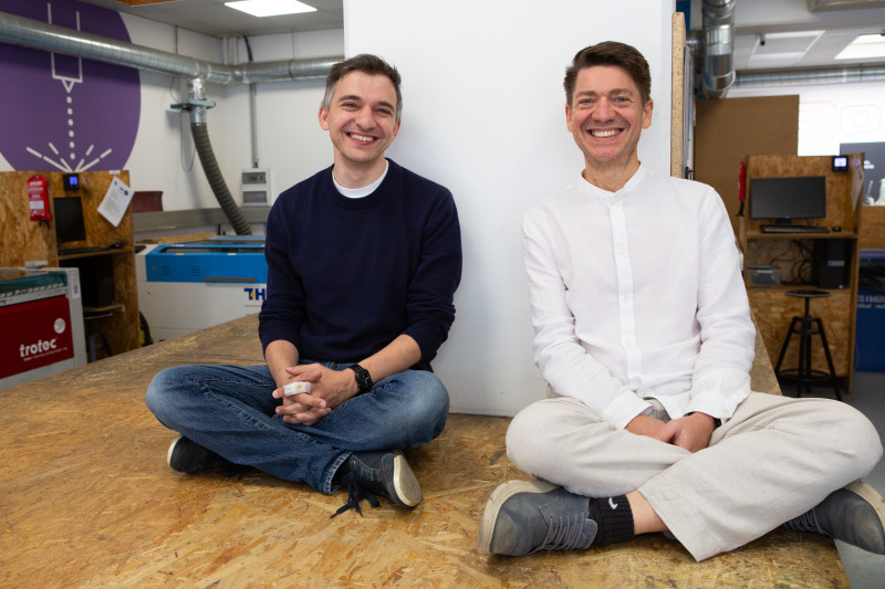 Die Gründer Karim Jafarmadar und Roland Stelzer