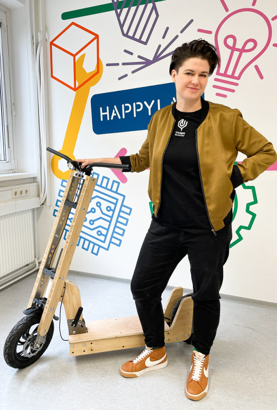 Katrin Batko, Gründerin von TMBR Scooter