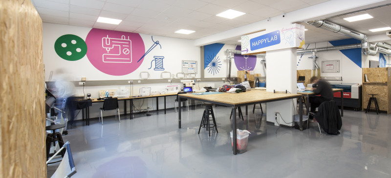 Blick in den Makerspace